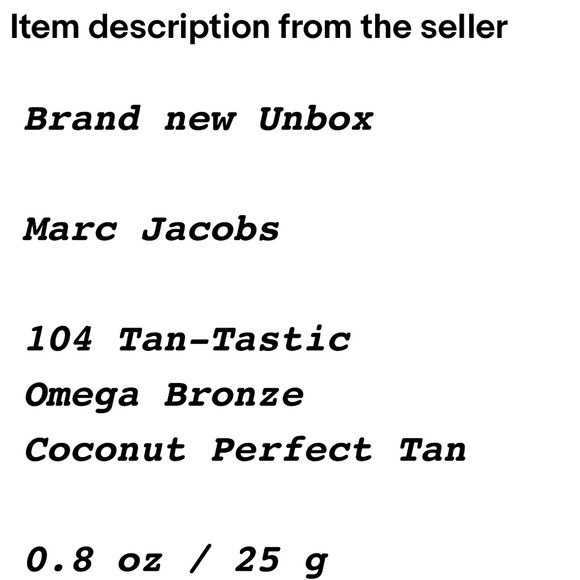 MARC JACOBS
O!MEGA BRONZE
COCONUT PERFECT TAN
POUDRE BRONZANTE COCO - Picture 15 of 15